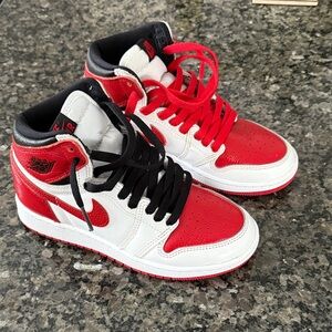 Boys Air Jordan 1 Retro High OG 575441-161 Sneakers